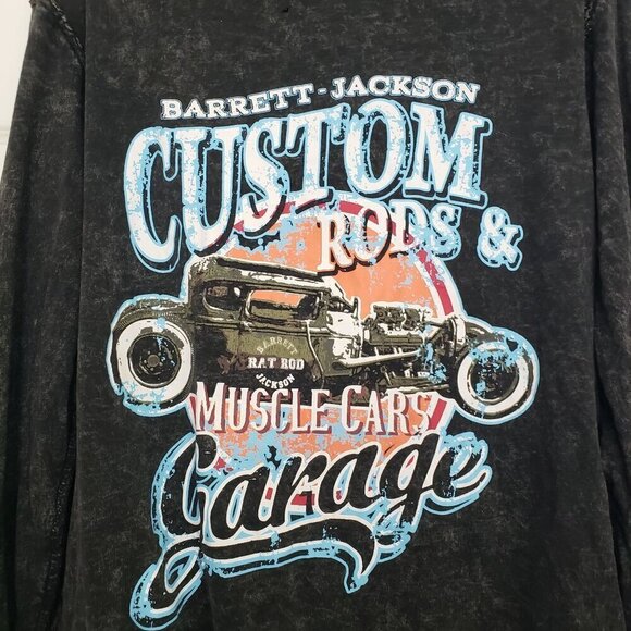Barrett Jackson Reversible Jacket Lace Distressed Muscle Cars Womens Size Medium - Picture 16 of 16